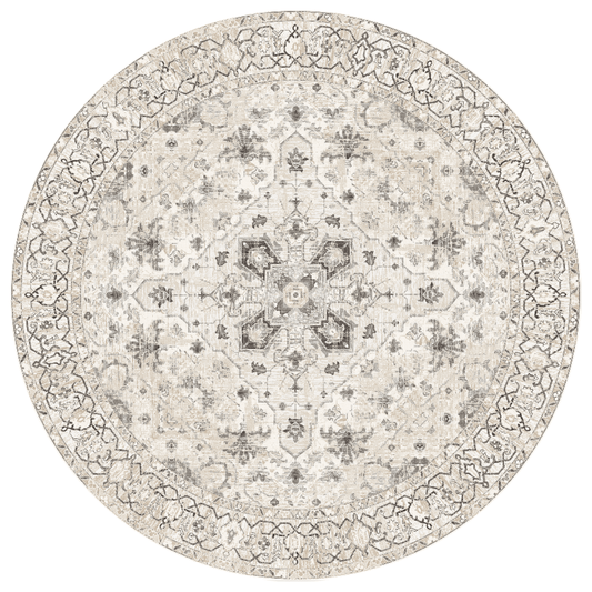 Greystone Heritage Round Carpet | Polyfibre Cashmere - The Carpetier™