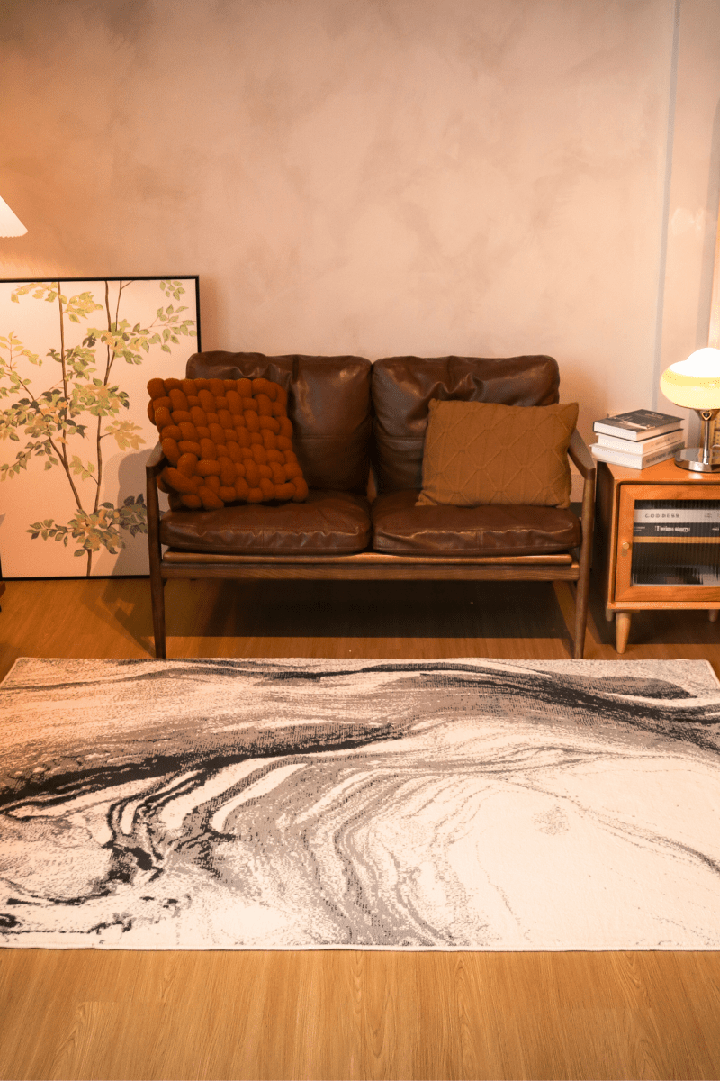Ink Swirl Carpet | Wilton Dyed Series - The Carpetier™
