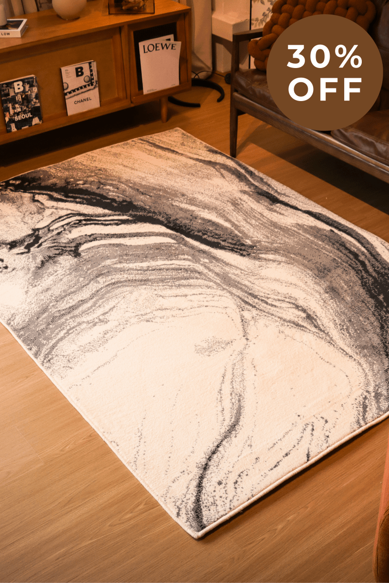 Ink Swirl Carpet | Wilton Dyed Series - The Carpetier™