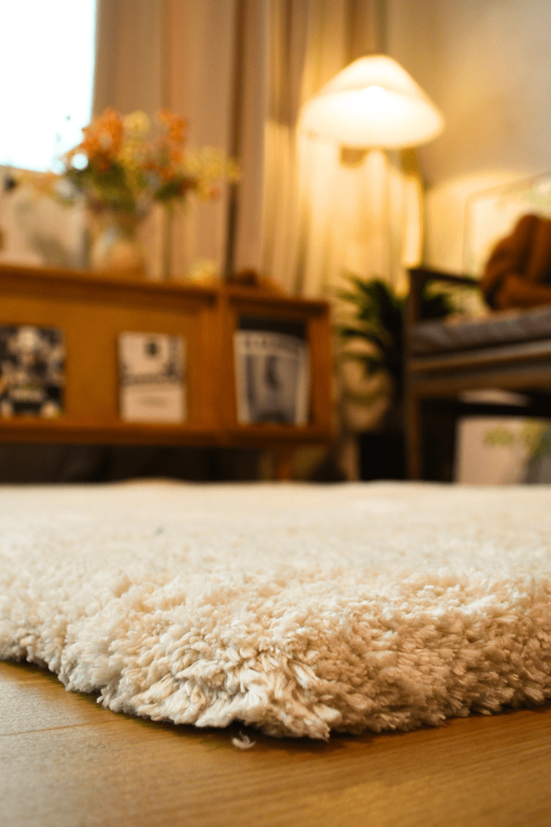 Ivory Cream LuxeFur Carpet | LuxeFur Dyed Series - The Carpetier™