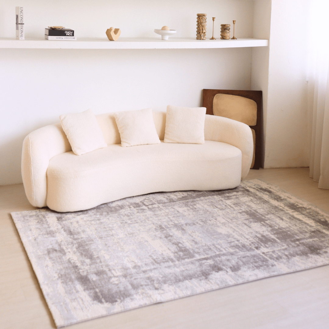 Ivory Lattice Luxury Carpet | Carlton Modern Series - The Carpetier™