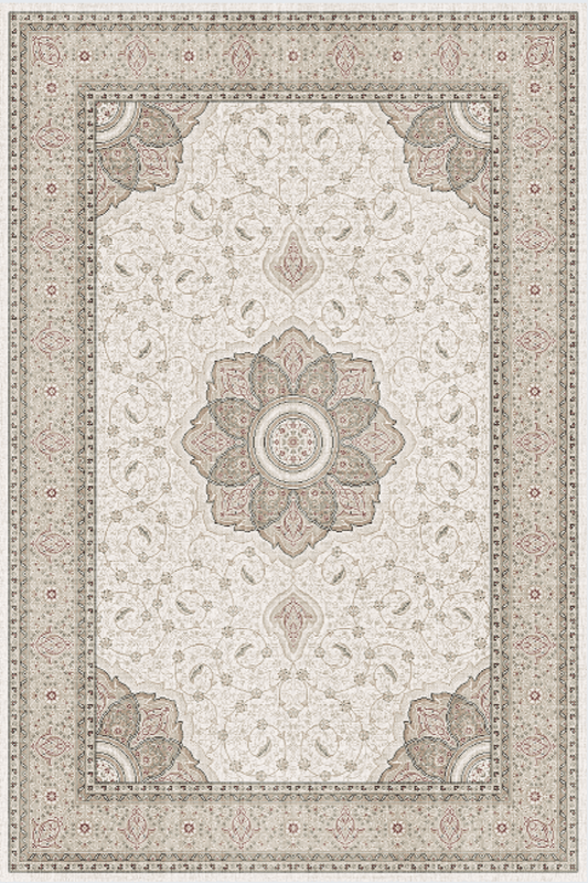 Ivory Palace Carpet | Polyfibre Cashmere - The Carpetier™