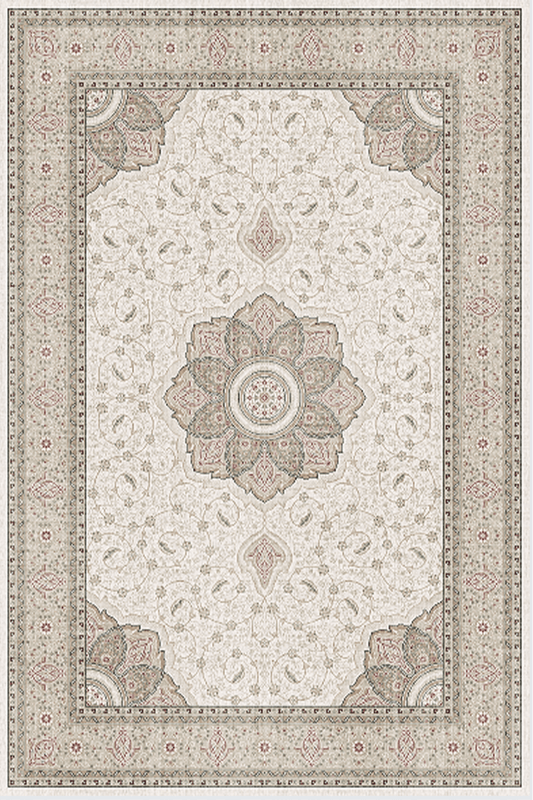 Ivory Palace Carpet | Polyfibre Cashmere - The Carpetier™