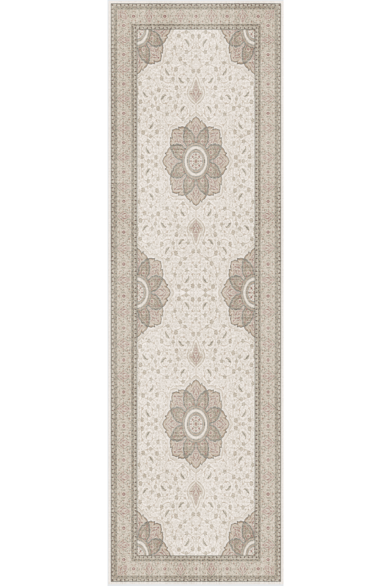Ivory Palace Runner | Polyfibre Cashmere - The Carpetier™