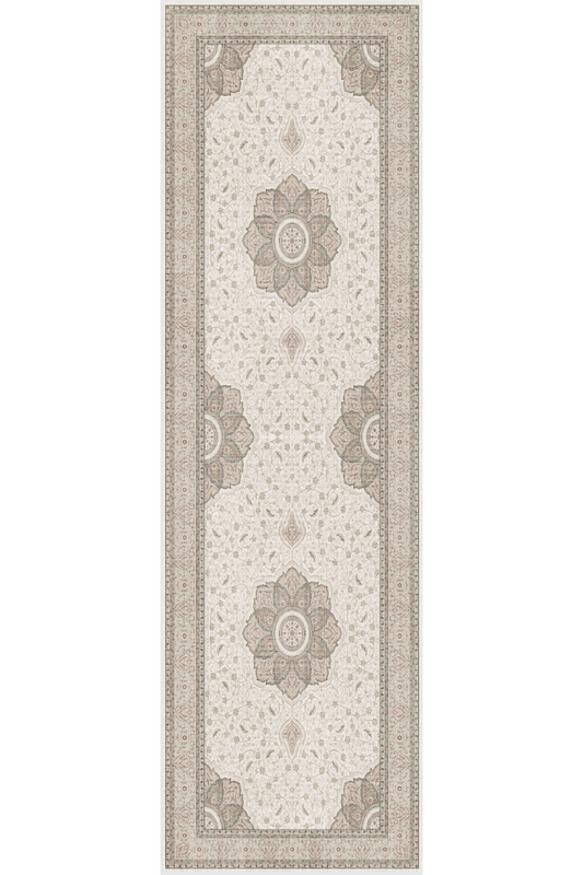 Ivory Palace Runner | Polyfibre Cashmere - The Carpetier™