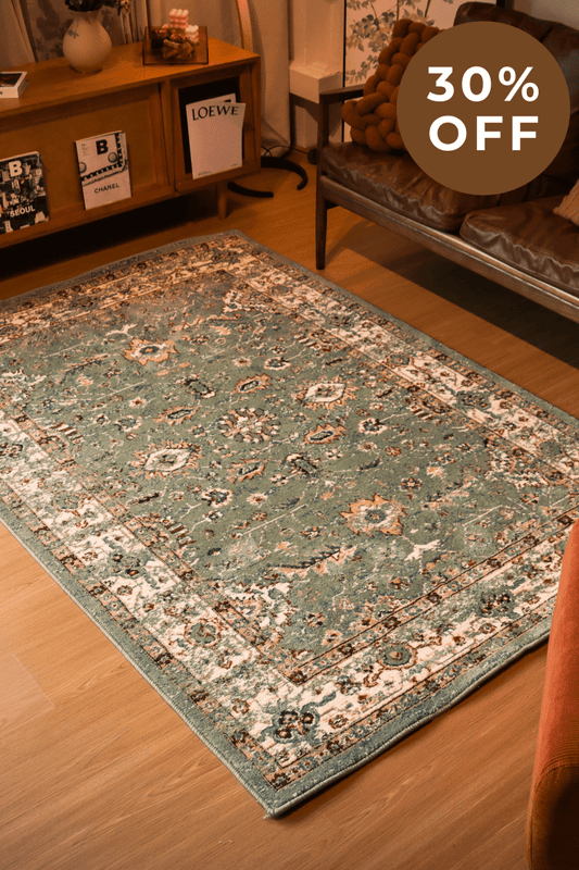 Jade Garden Carpet | Wilton Dyed Series - The Carpetier™