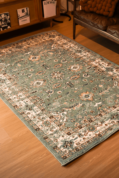 Jade Garden Carpet | Wilton Dyed Series - The Carpetier™