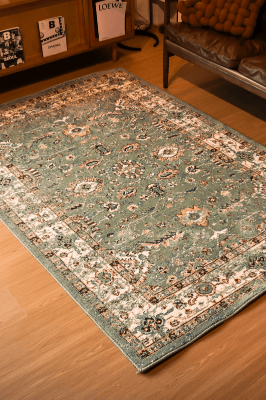 Jade Garden Carpet | Wilton Dyed Series - The Carpetier™