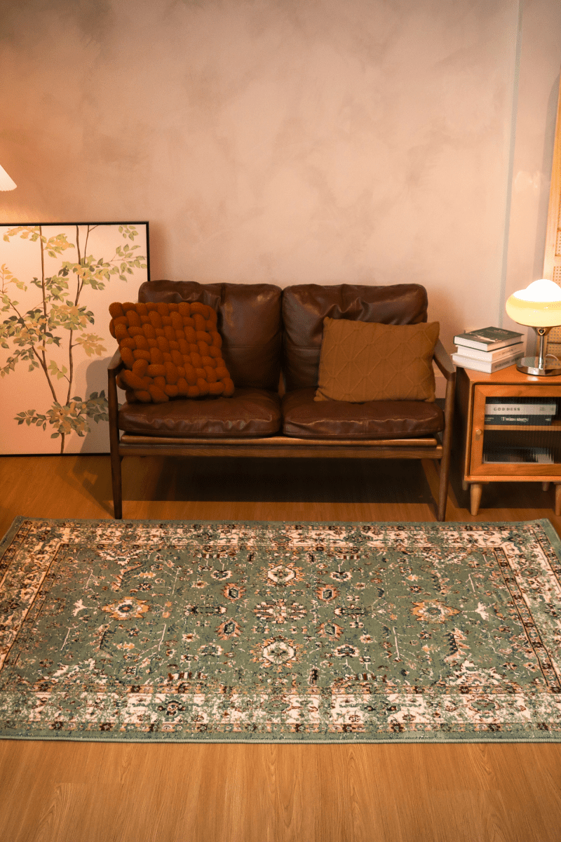 Jade Garden Carpet | Wilton Dyed Series - The Carpetier™