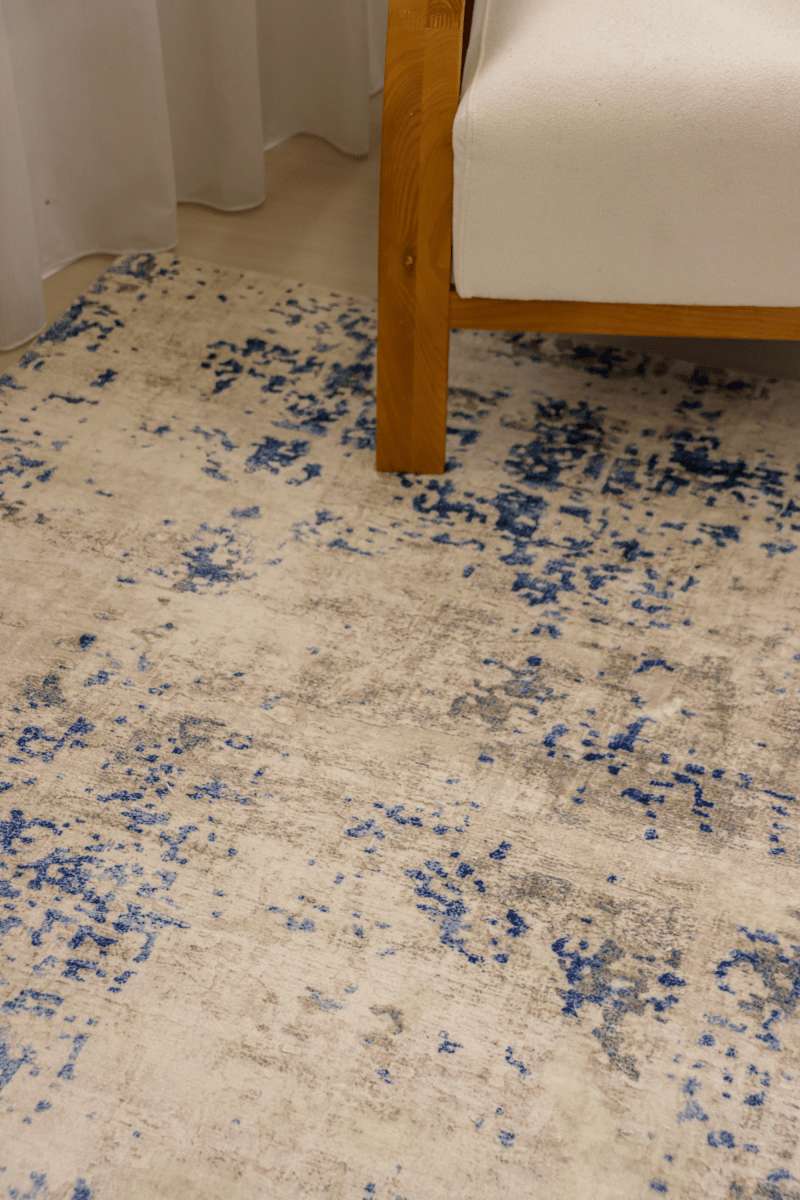 Lapis Lazuli Carpet | Polyfibre Cashmere - The Carpetier™