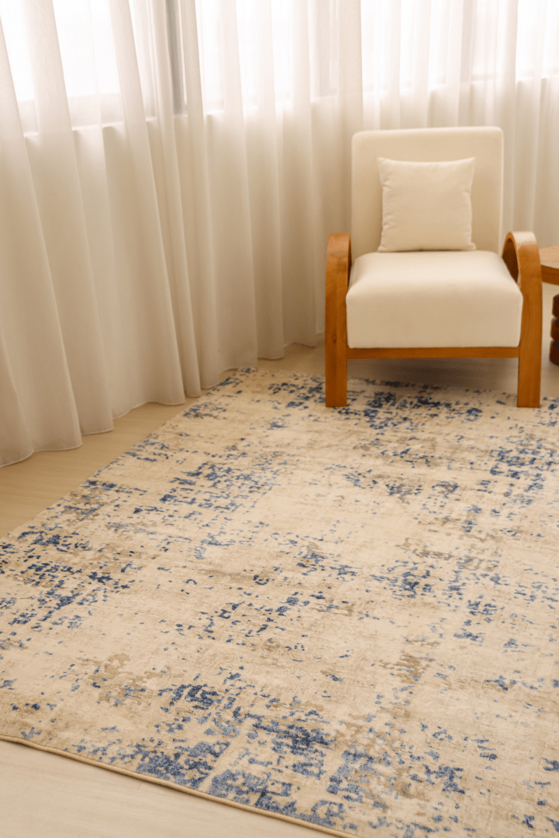 Lapis Lazuli Carpet | Polyfibre Cashmere - The Carpetier™