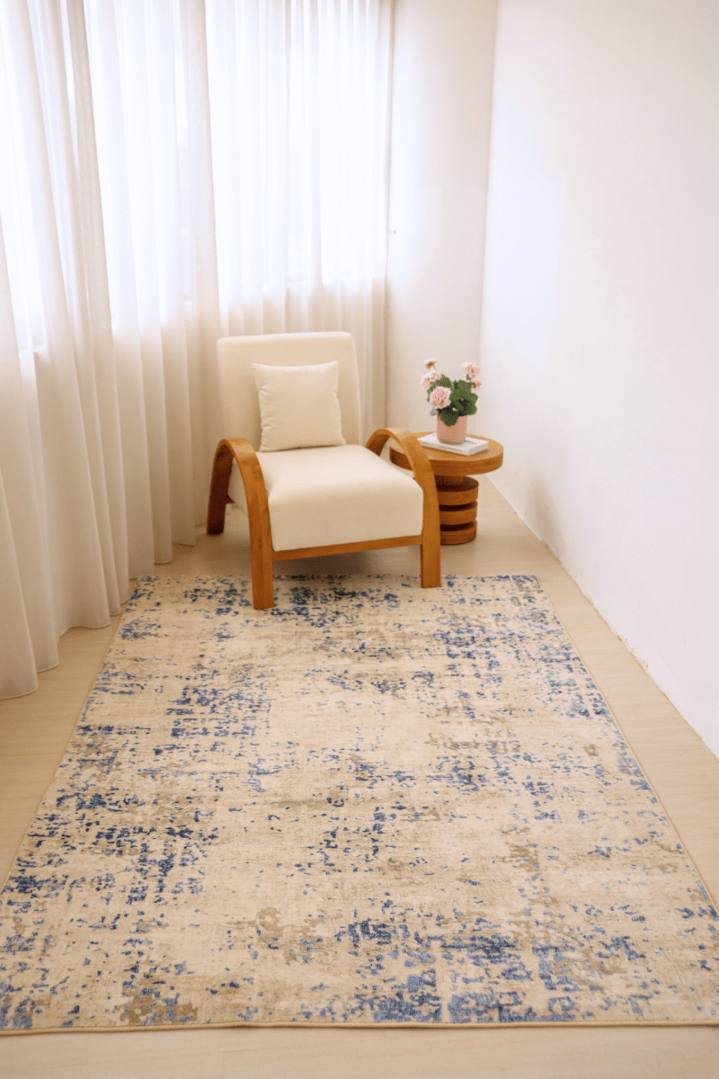 Lapis Lazuli Carpet | Polyfibre Cashmere - The Carpetier™
