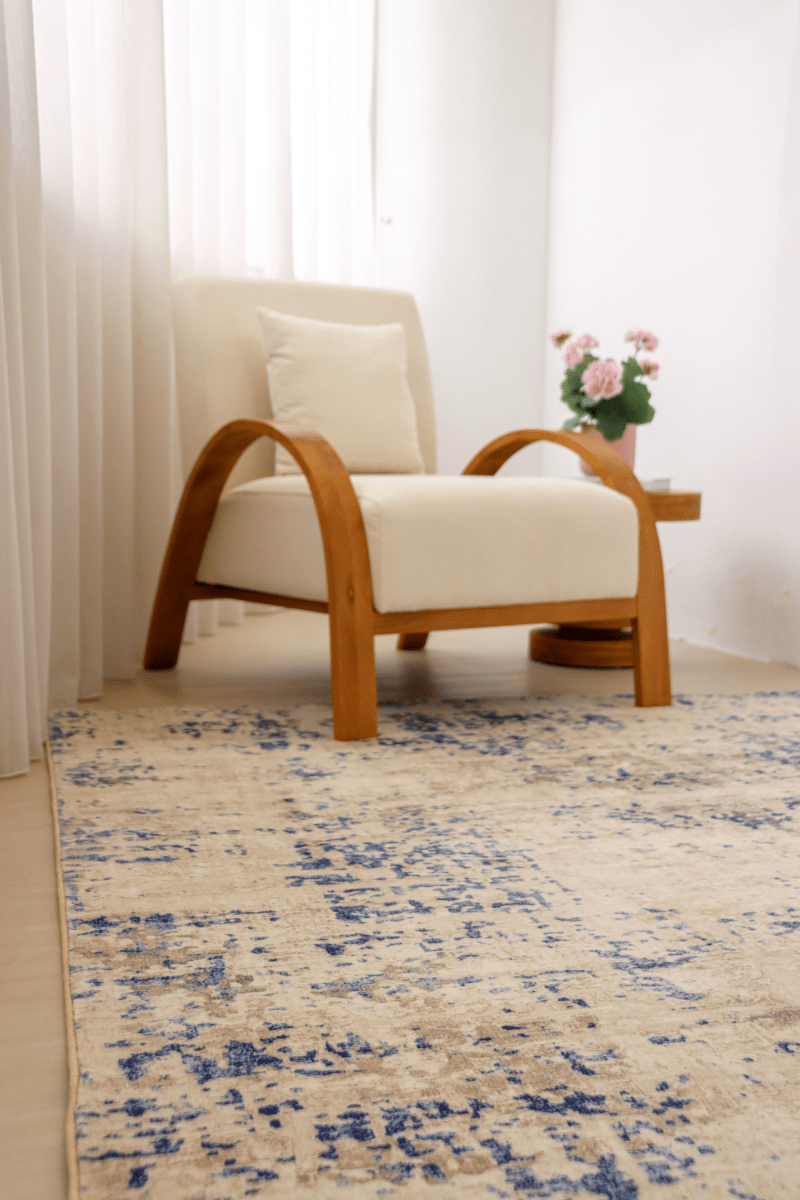 Lapis Lazuli Carpet | Polyfibre Cashmere - The Carpetier™