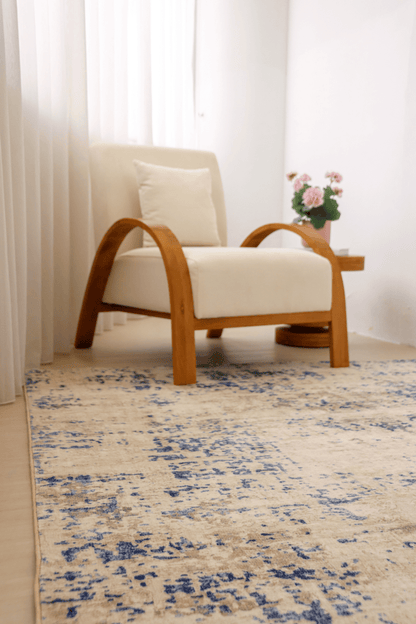 Lapis Lazuli Carpet | Polyfibre Cashmere - The Carpetier™