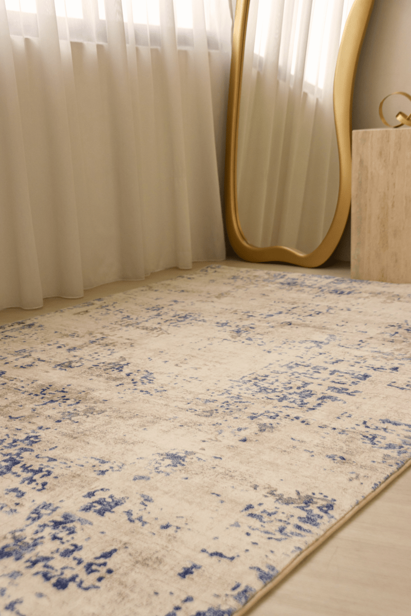 Lapis Lazuli Carpet | Polyfibre Cashmere - The Carpetier™