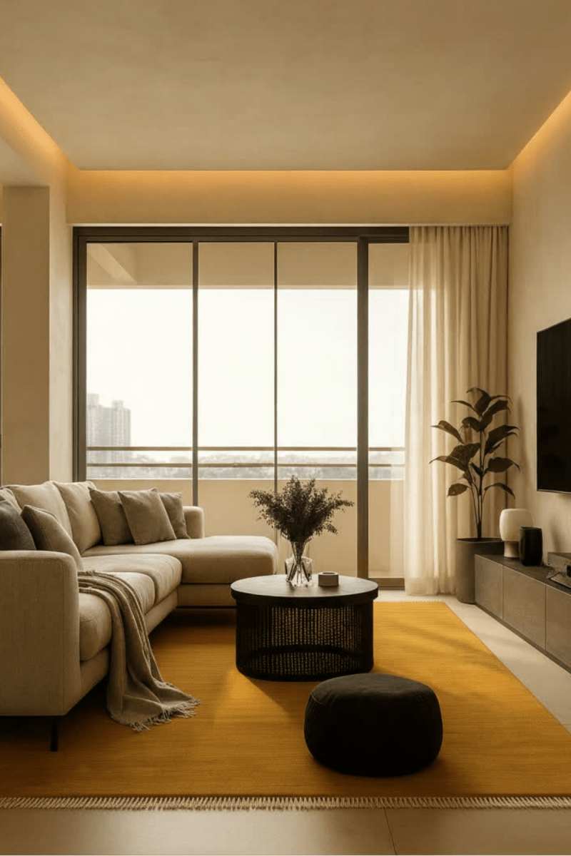 Marigold | New Zealand Wool Handloomed With Tassels - The Carpetier™