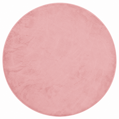 Mauve Pink Round Carpet | Cloud Fur Series - The Carpetier™