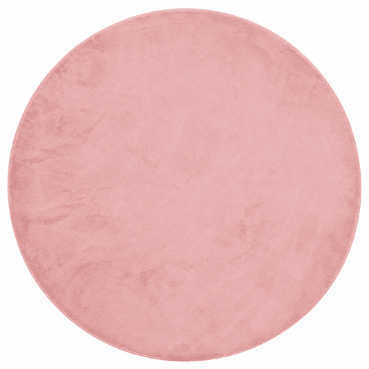 Mauve Pink Round Carpet | Cloud Fur Series - The Carpetier™