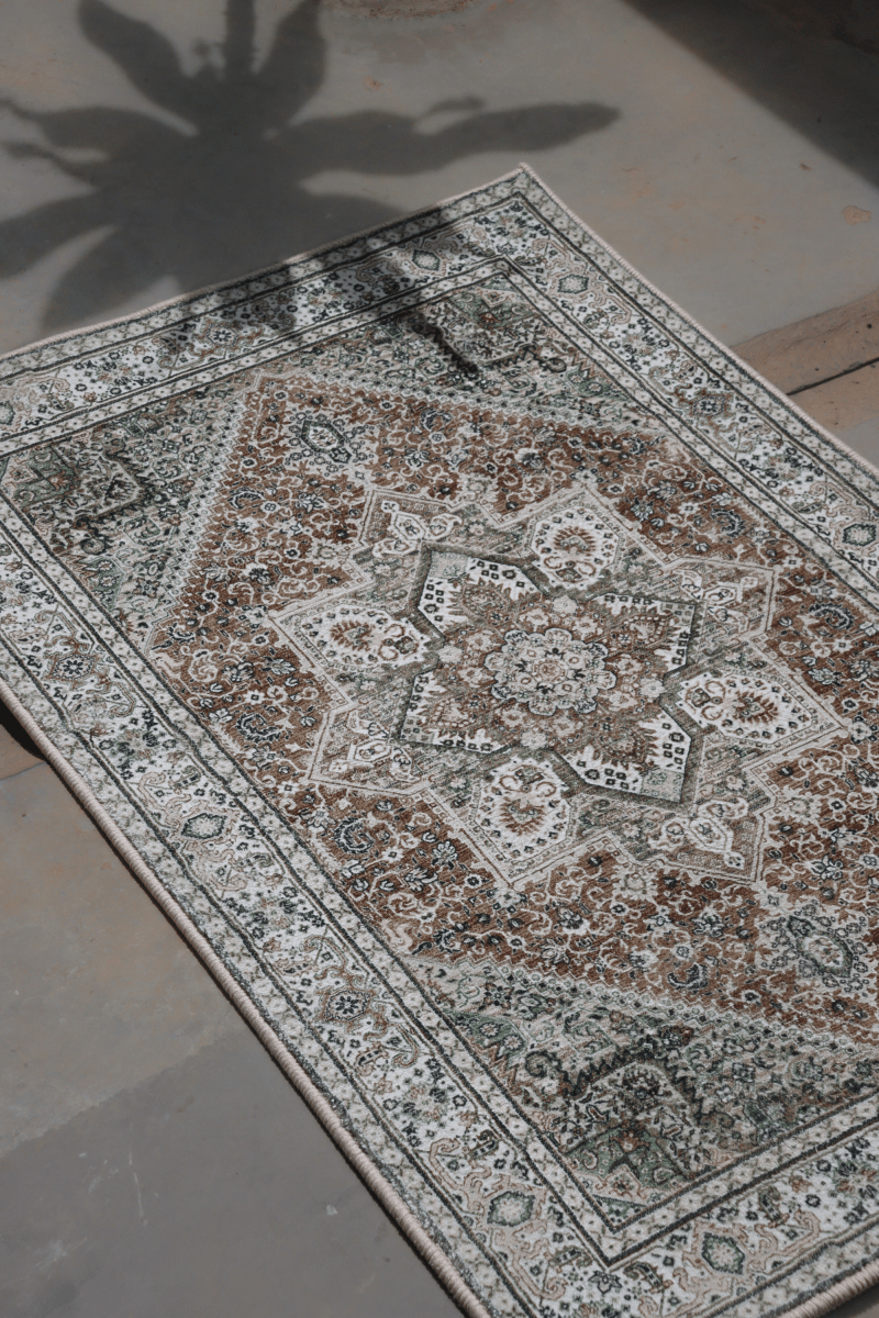 Medina Garden Floor Mat | Polyfibre Cashmere - The Carpetier™