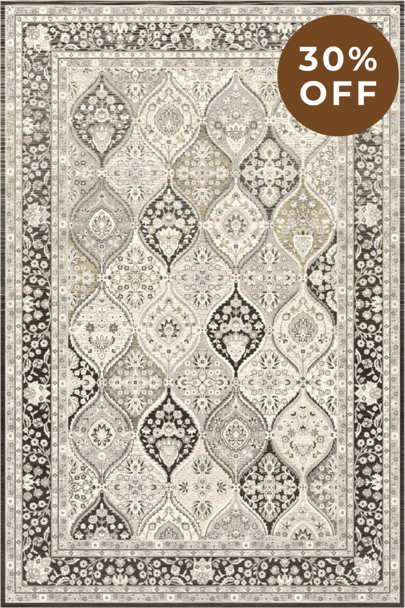 Monochrome Majesty Carpet | Polyfibre Cashmere - The Carpetier™
