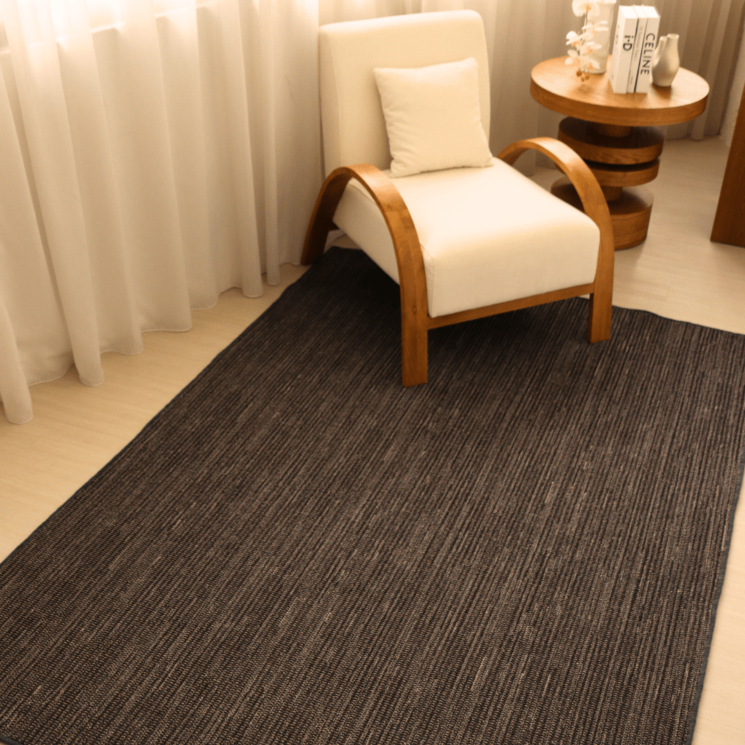 Oxford Blue & Walnut Multi - Coloured Loop Pile Carpet | Earth Series - The Carpetier™