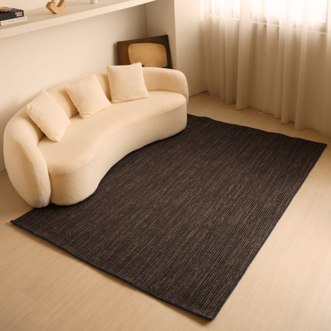 Oxford Blue & Walnut Multi - Coloured Loop Pile Carpet | Earth Series - The Carpetier™