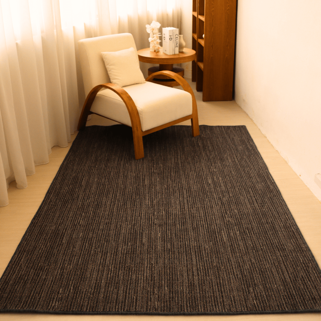 Oxford Blue & Walnut Multi - Coloured Loop Pile Carpet | Earth Series - The Carpetier™