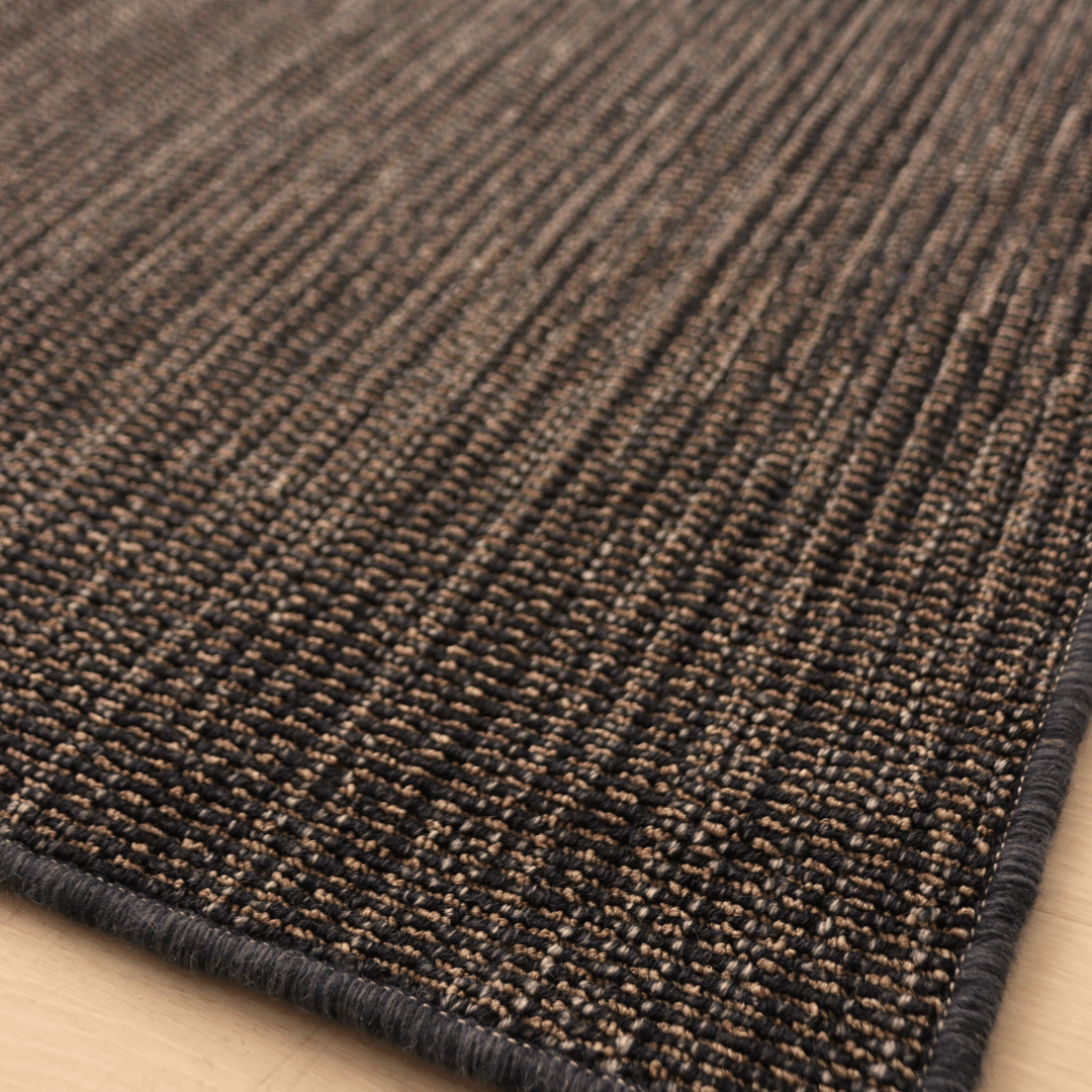 Oxford Blue & Walnut Multi - Coloured Loop Pile Carpet | Earth Series - The Carpetier™