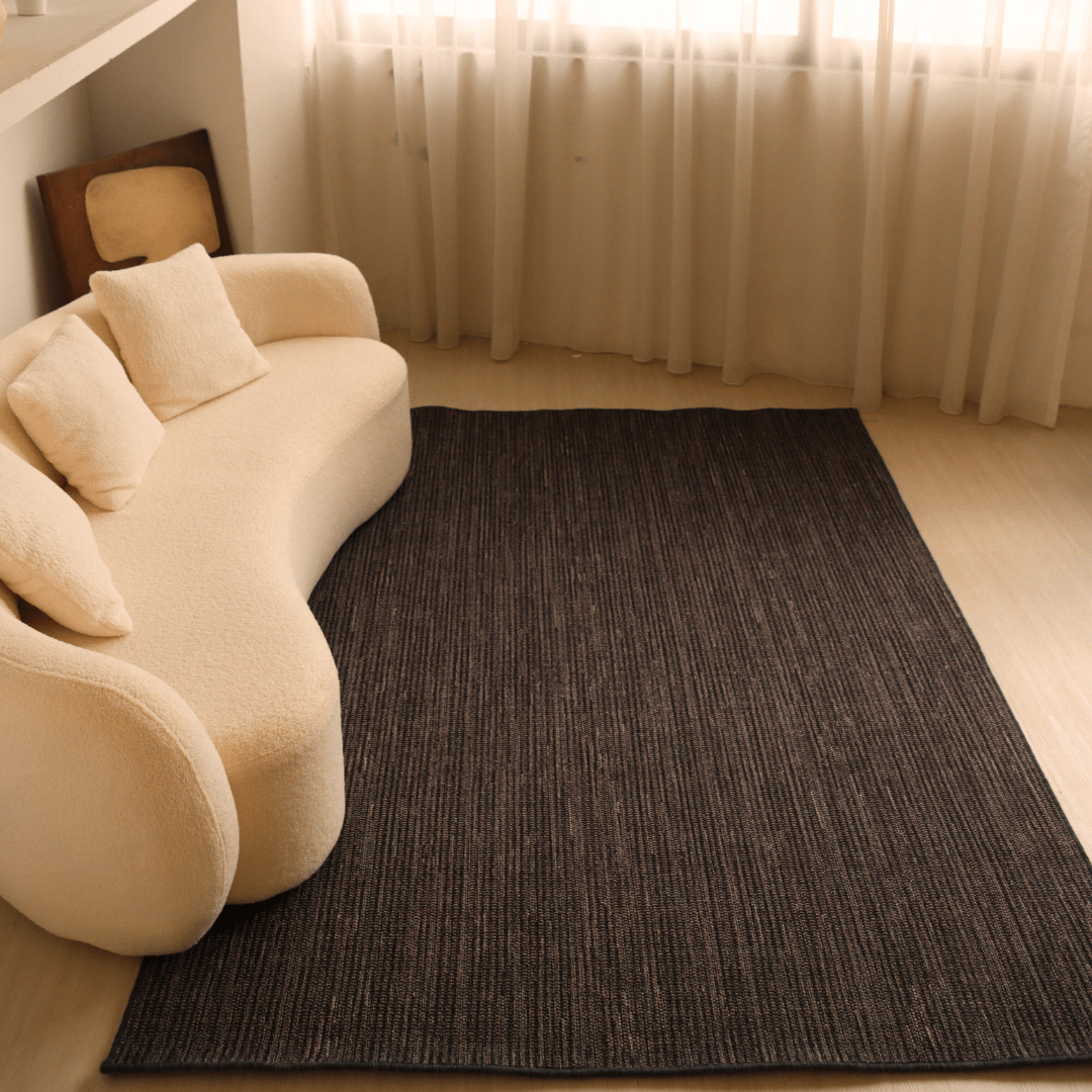 Oxford Blue & Walnut Multi - Coloured Loop Pile Carpet | Earth Series - The Carpetier™