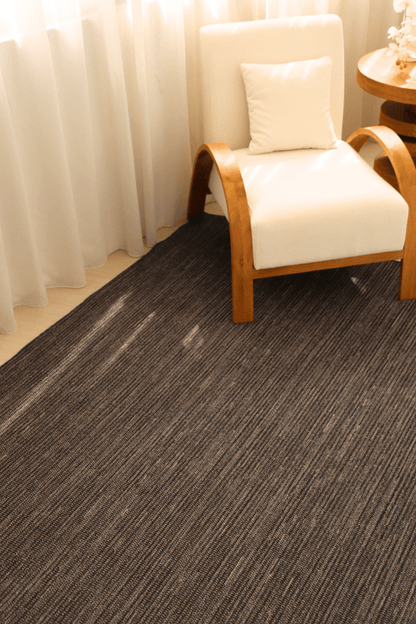 Oxford Blue & Walnut Multi - Coloured Loop Pile Carpet | Earth Series - The Carpetier™