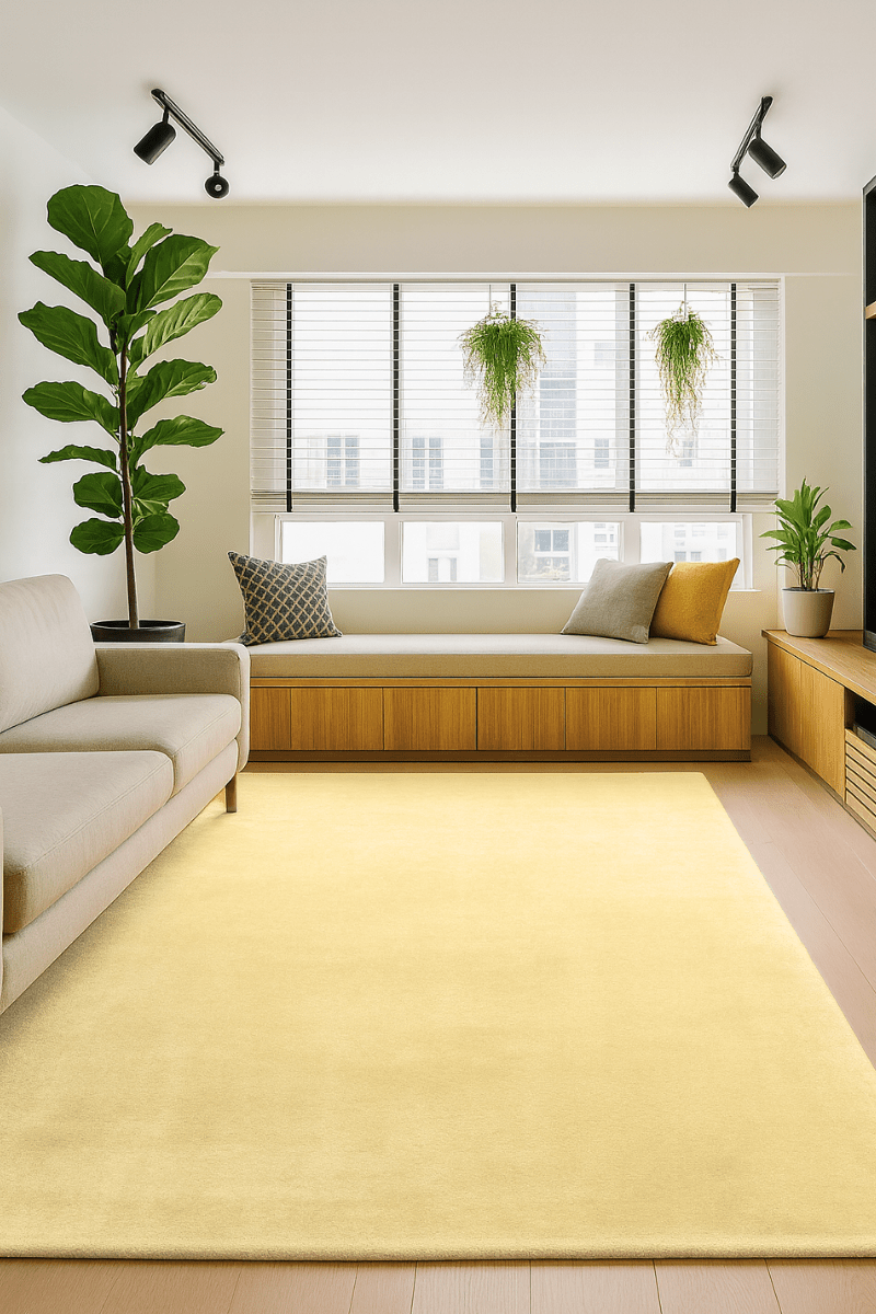 Pale Daffodil | 100% TENCEL™ Handloomed - The Carpetier™