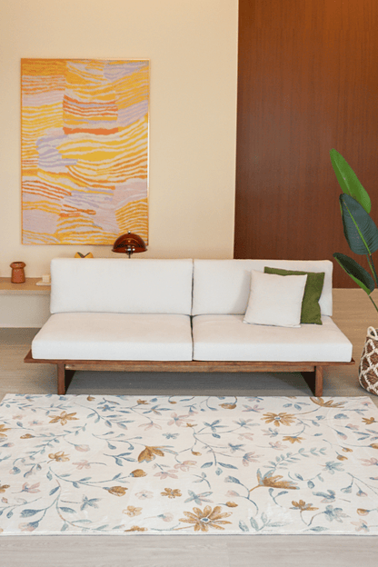 Pastel Garden Carpet | Polyfibre Cashmere - The Carpetier™