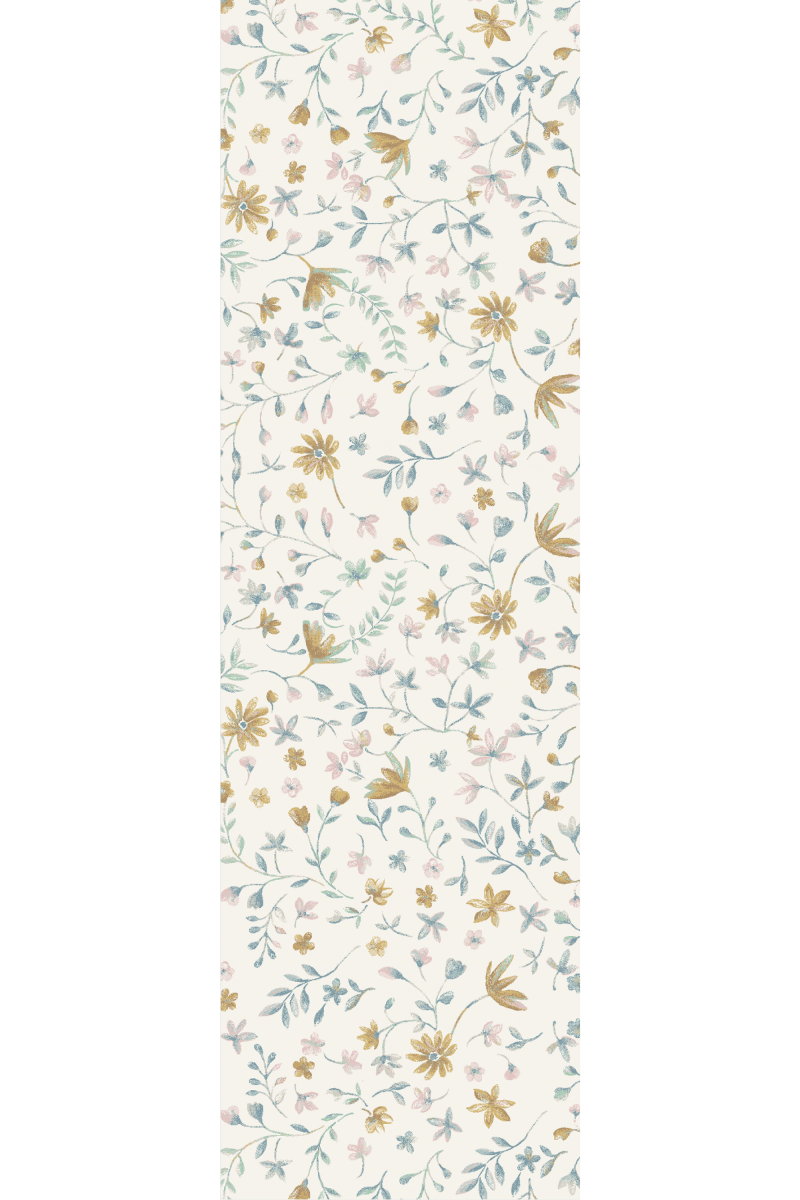 Pastel Garden Runner | Polyfibre Cashmere - The Carpetier™