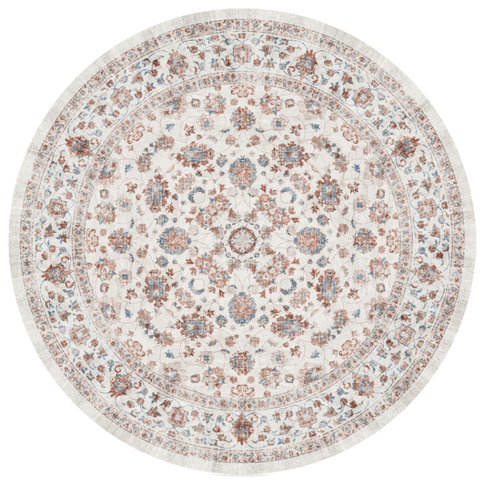 Pastel Palace Round Carpet | Polyfibre Cashmere - The Carpetier™