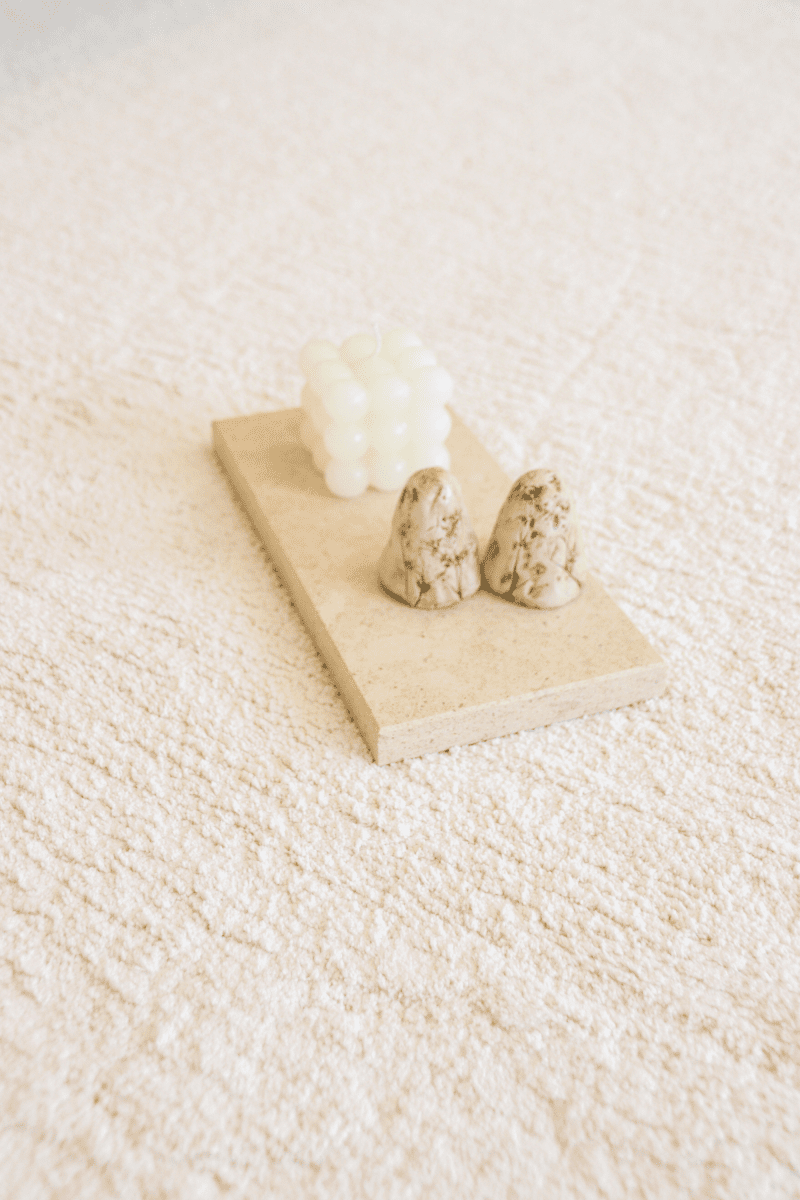 Pearl White Mid - Pile LuxeFur Carpet | LuxeFur - The Carpetier™