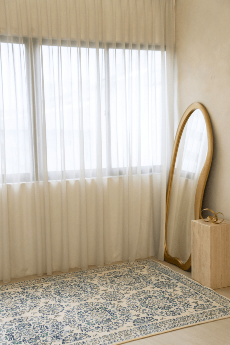 Porcelain Palace Carpet | Polyfibre Cashmere - The Carpetier™