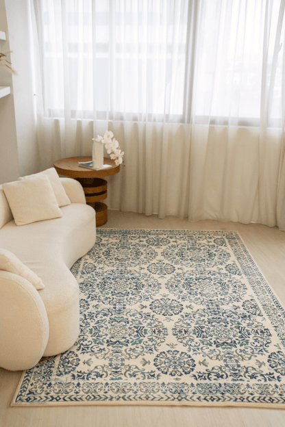 Porcelain Palace Carpet | Polyfibre Cashmere - The Carpetier™