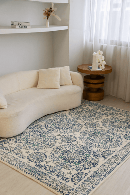 Porcelain Palace Carpet | Polyfibre Cashmere - The Carpetier™