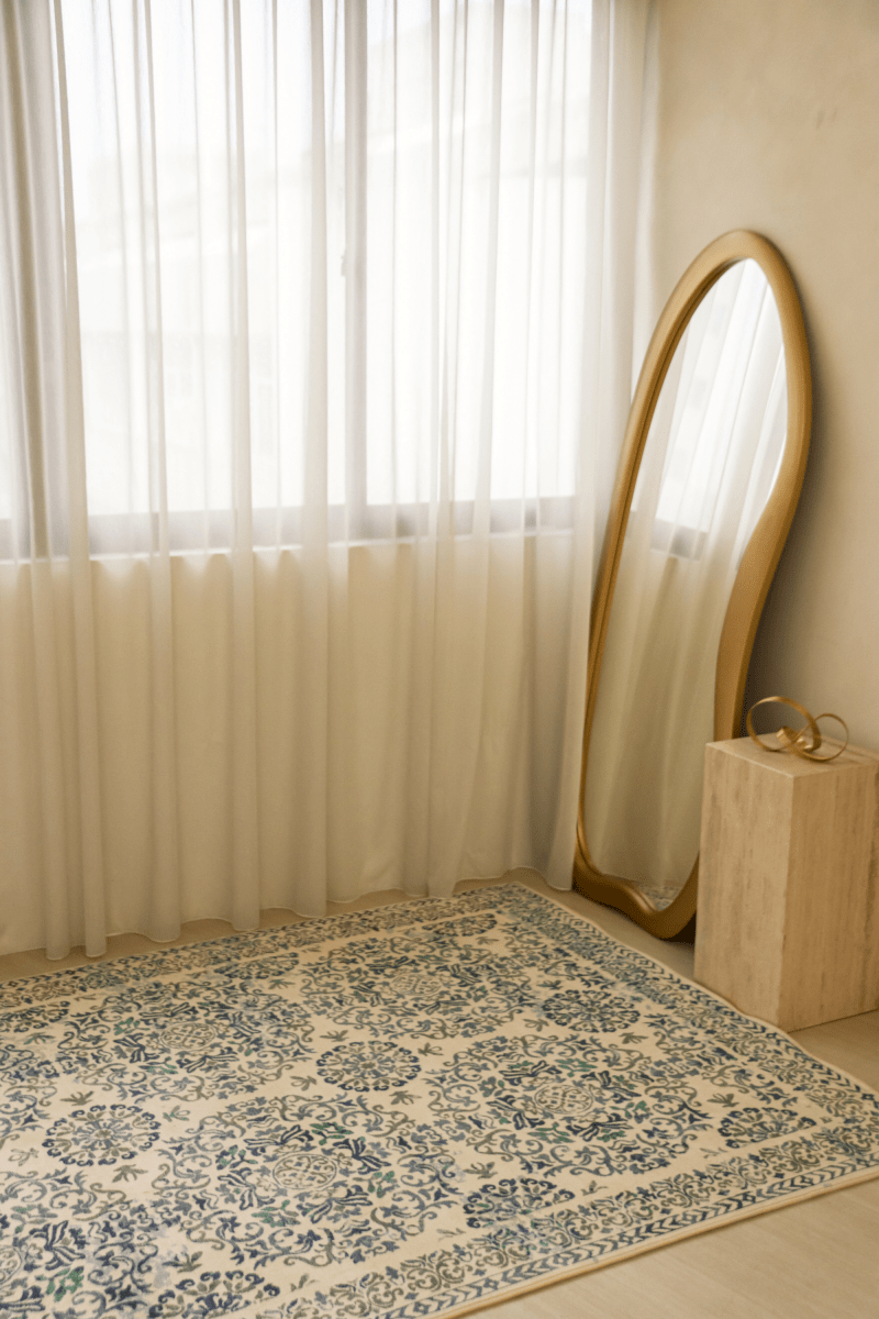 Porcelain Palace Carpet | Polyfibre Cashmere - The Carpetier™