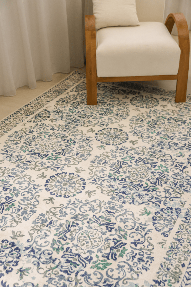 Porcelain Palace Carpet | Polyfibre Cashmere - The Carpetier™