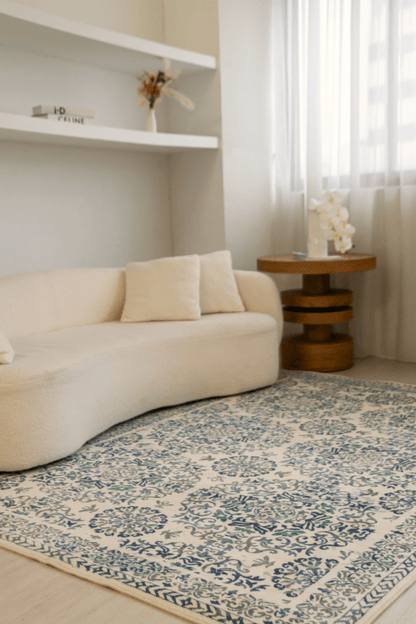 Porcelain Palace Carpet | Polyfibre Cashmere - The Carpetier™