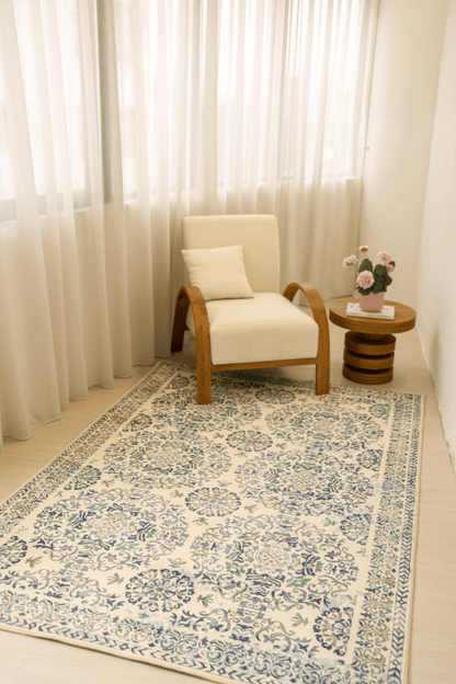 Porcelain Palace Carpet | Polyfibre Cashmere - The Carpetier™