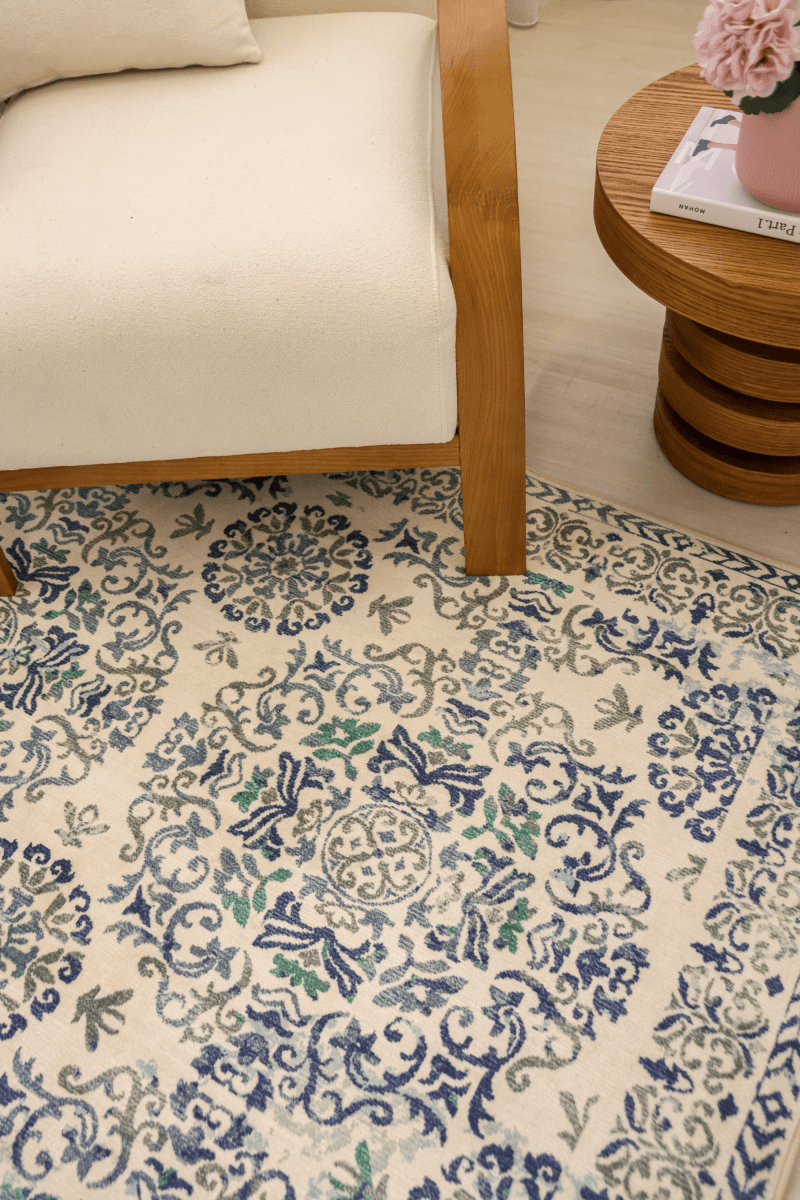 Porcelain Palace Carpet | Polyfibre Cashmere - The Carpetier™