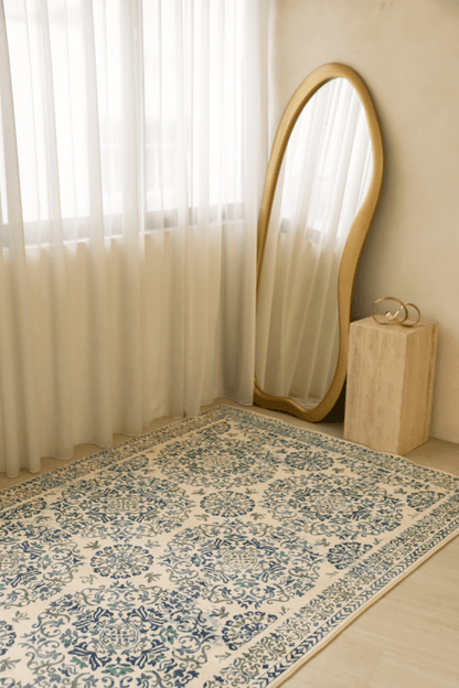 Porcelain Palace Carpet | Polyfibre Cashmere - The Carpetier™