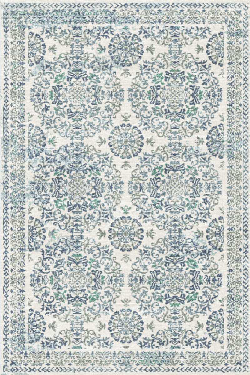 Porcelain Palace Carpet | Polyfibre Cashmere - The Carpetier™