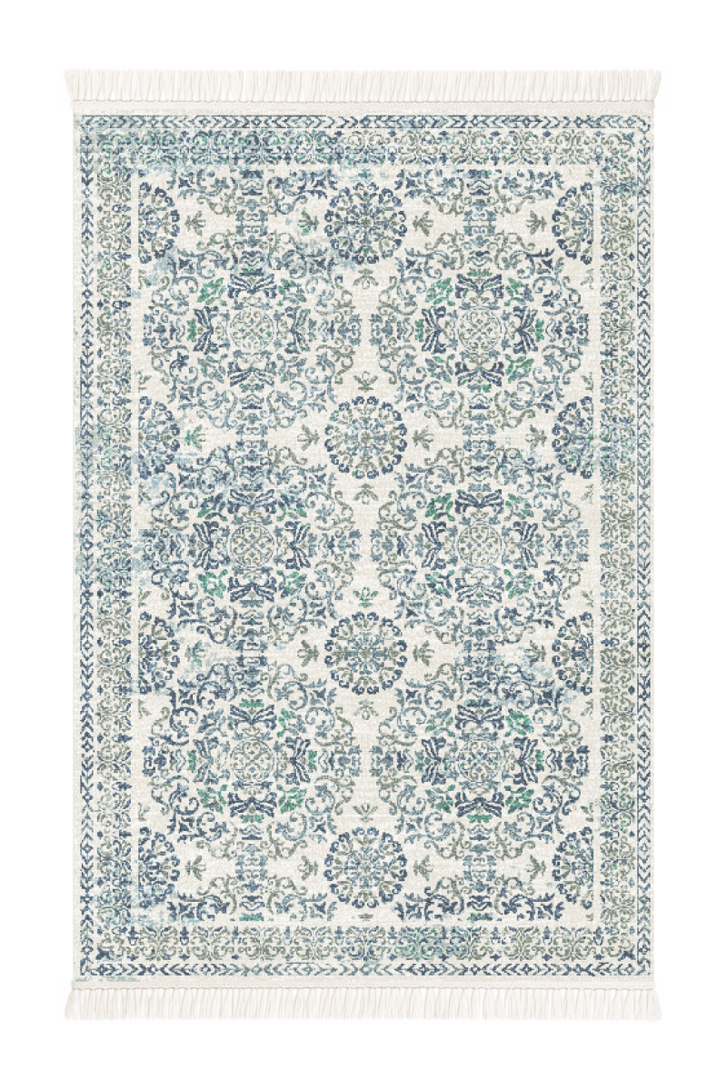 Porcelain Palace Prayer Mat | Polyfibre Cashmere - The Carpetier™