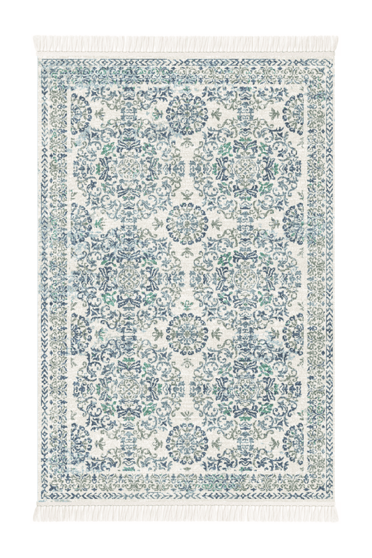Porcelain Palace Prayer Mat | Polyfibre Cashmere - The Carpetier™