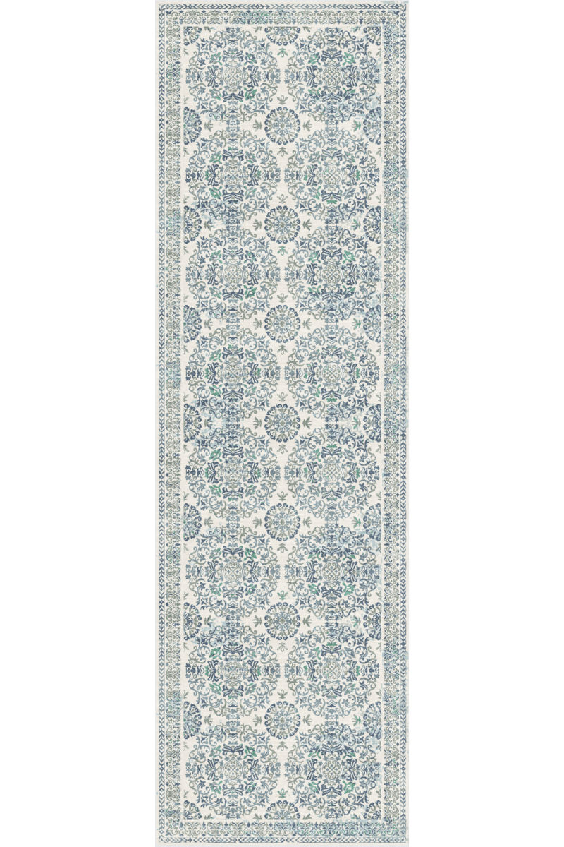Porcelain Palace Runner | Polyfibre Cashmere - The Carpetier™