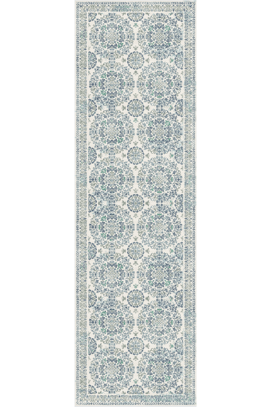 Porcelain Palace Runner | Polyfibre Cashmere - The Carpetier™