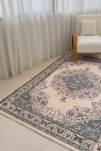 Blueveil Medallion Carpet | Polyfibre Cashmere